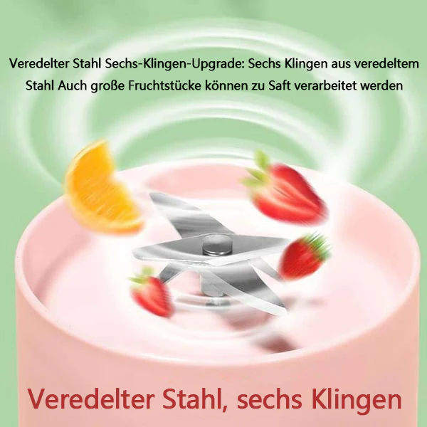 💥Neujahrsangebot 50% Rabatt💥Bestseller Tragbarer Entsafter | Frischer Saft überall und jederzeit 🍎 -Remifa® - Image 5