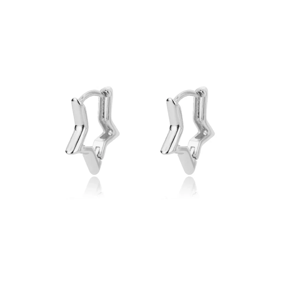 Geometric Star Earrings For Women Stainless Steel Star Hoop Earring Girl Jewelry Gift Charm Hypoallergenic Accessories Brincos - Image 20